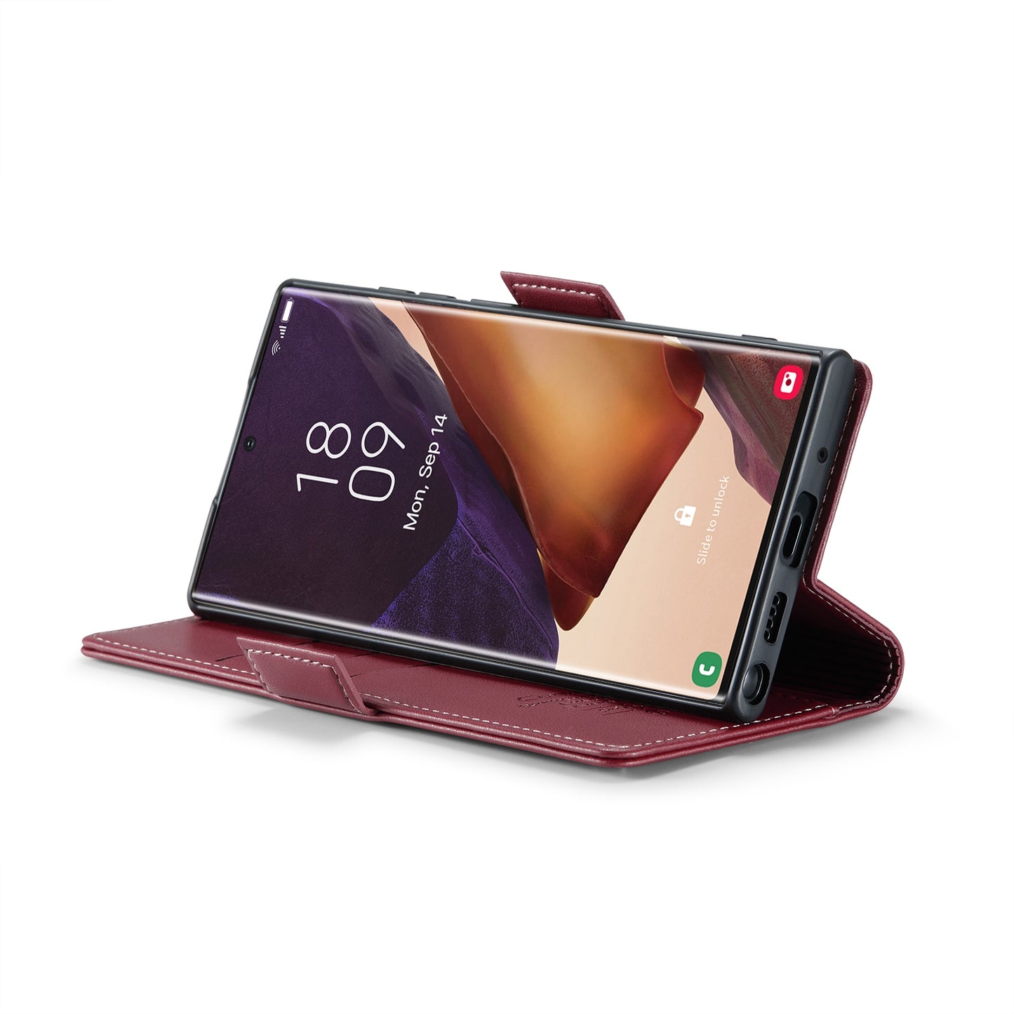 Samsung Galaxy Note20 Ultra Leather Wallet Case - RFID Blocking, Stand Function, Card Slots
