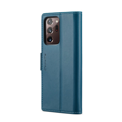 Samsung Galaxy Note20 Ultra Leather Wallet Case - RFID Blocking, Stand Function, Card Slots