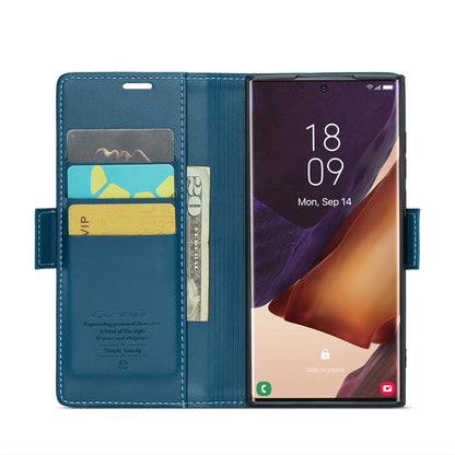Samsung Galaxy Note20 Ultra Leather Wallet Case - RFID Blocking, Stand Function, Card Slots