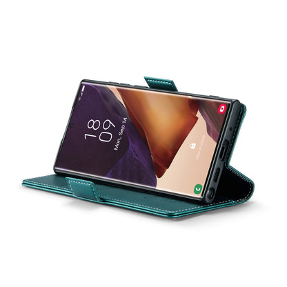 Samsung Galaxy Note20 Ultra Leather Wallet Case - RFID Blocking, Stand Function, Card Slots