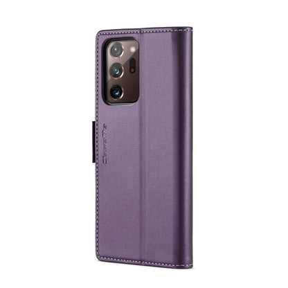 Samsung Galaxy Note20 Ultra Leather Wallet Case - RFID Blocking, Stand Function, Card Slots