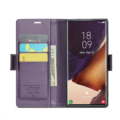 Samsung Galaxy Note20 Ultra Leather Wallet Case - RFID Blocking, Stand Function, Card Slots