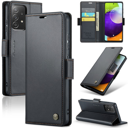 Samsung Galaxy A52/A52s 5g Leather Wallet Case - RFID Blocking, Stand Function, Card Slots