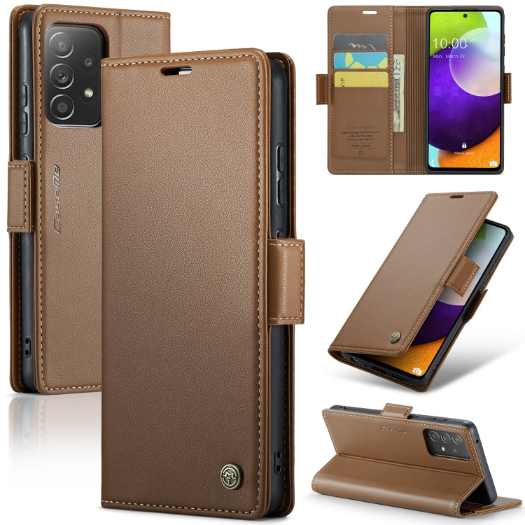 Samsung Galaxy A52/A52s 5g Leather Wallet Case - RFID Blocking, Stand Function, Card Slots