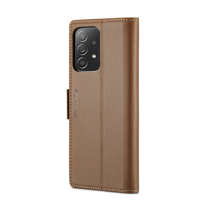 Samsung Galaxy A52/A52s 5g Leather Wallet Case - RFID Blocking, Stand Function, Card Slots
