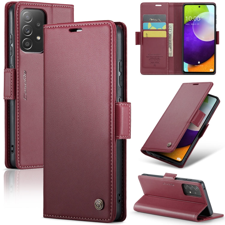 Samsung Galaxy A52/A52s 5g Leather Wallet Case - RFID Blocking, Stand Function, Card Slots