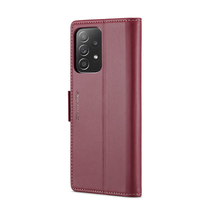 Samsung Galaxy A52/A52s 5g Leather Wallet Case - RFID Blocking, Stand Function, Card Slots