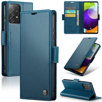Samsung Galaxy A52/A52s 5g Leather Wallet Case - RFID Blocking, Stand Function, Card Slots