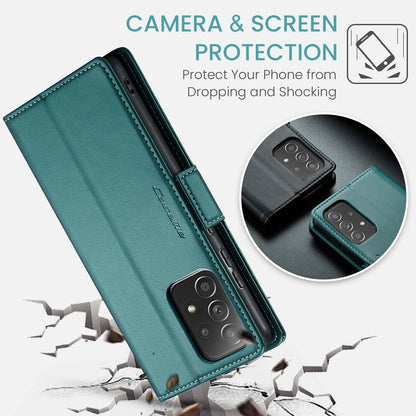Samsung Galaxy A52/A52s 5g Leather Wallet Case - RFID Blocking, Stand Function, Card Slots
