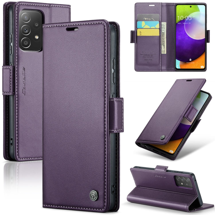 Samsung Galaxy A52/A52s 5g Leather Wallet Case - RFID Blocking, Stand Function, Card Slots