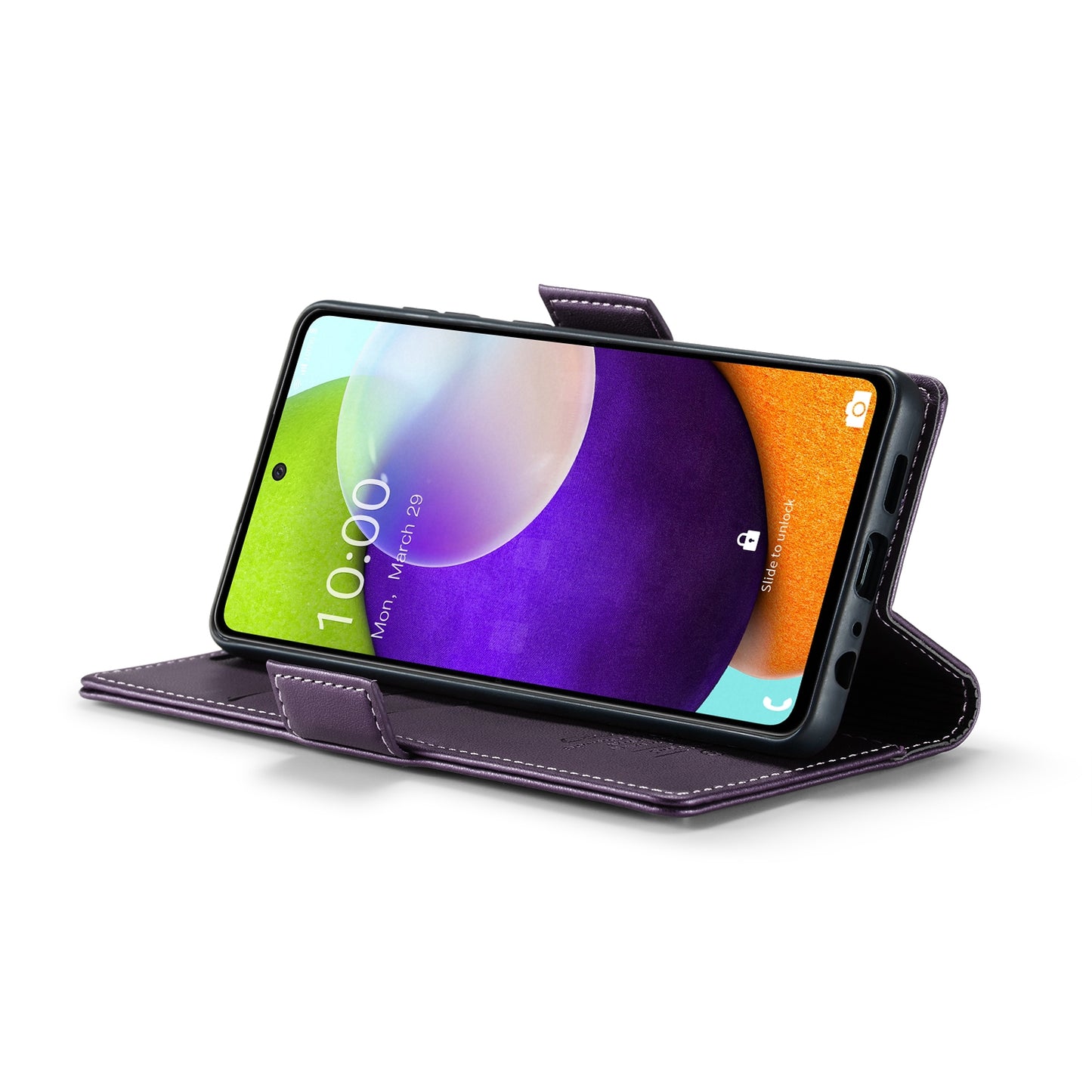 Samsung Galaxy A52/A52s 5g Leather Wallet Case - RFID Blocking, Stand Function, Card Slots