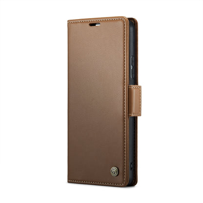 Samsung Galaxy A53 Leather Wallet Case - RFID Blocking, Stand Function, Card Slots