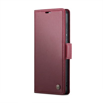 Samsung Galaxy A53 Leather Wallet Case - RFID Blocking, Stand Function, Card Slots