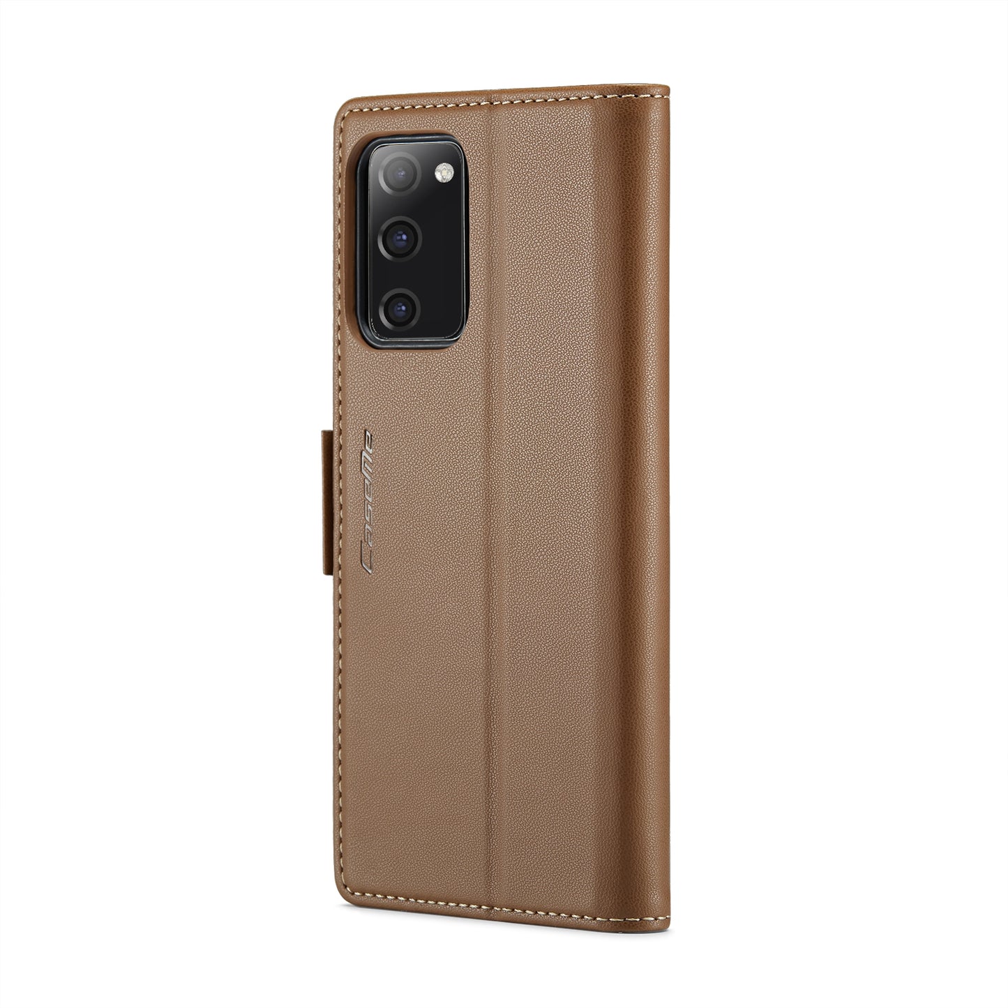 Samsung Galaxy S20 FE Leather Wallet Case - RFID Blocking, Stand Function, Card Slots