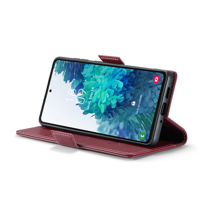 Samsung Galaxy S20 FE Leather Wallet Case - RFID Blocking, Stand Function, Card Slots