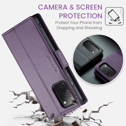Samsung Galaxy S20 FE Leather Wallet Case - RFID Blocking, Stand Function, Card Slots