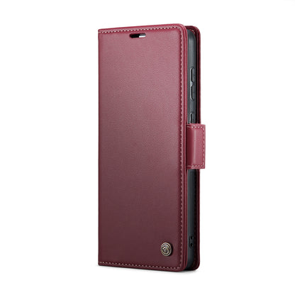 Samsung Galaxy S21 FE 5G Leather Wallet Case - RFID Blocking, Stand Function, Card Slots