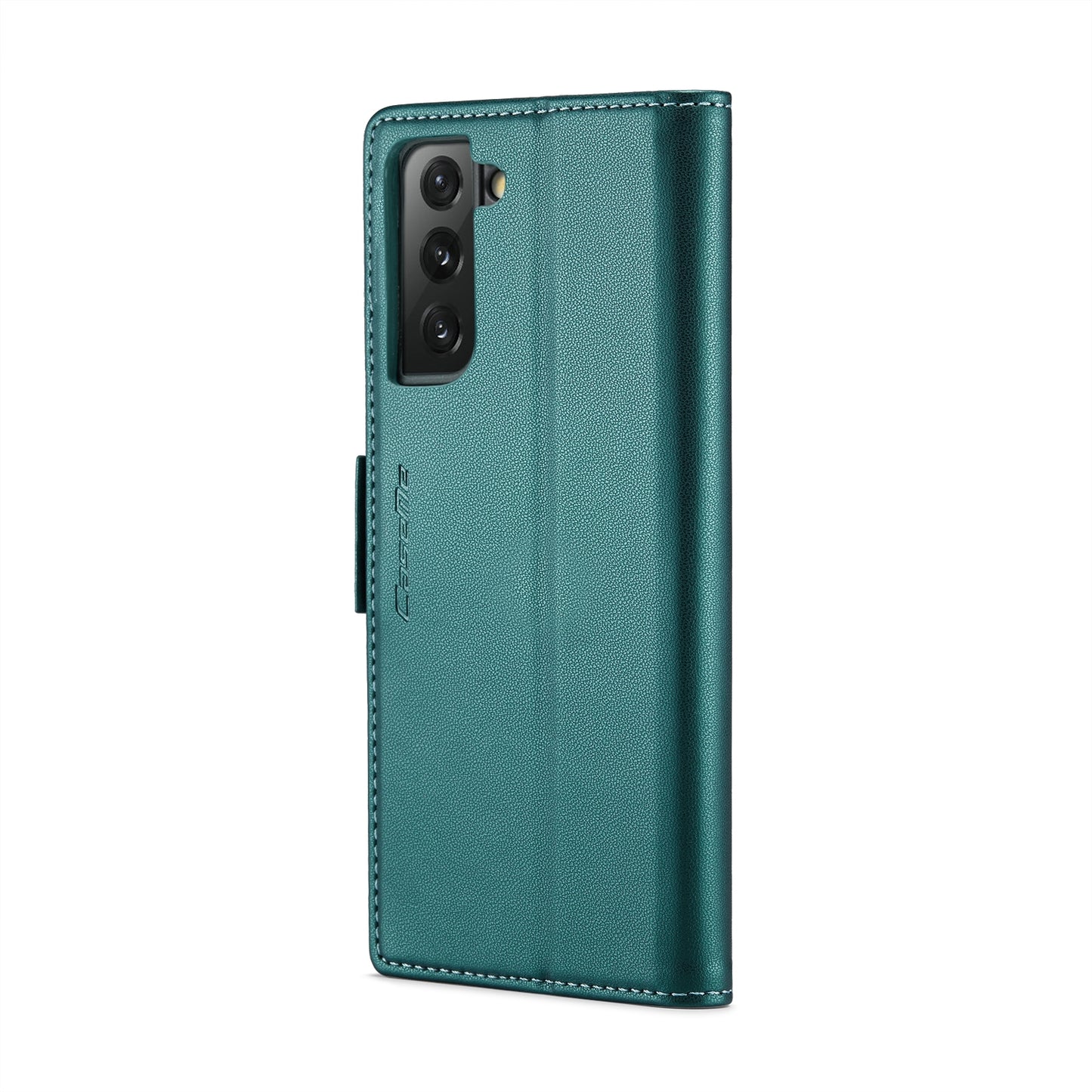 Samsung Galaxy S21 FE 5G Leather Wallet Case - RFID Blocking, Stand Function, Card Slots