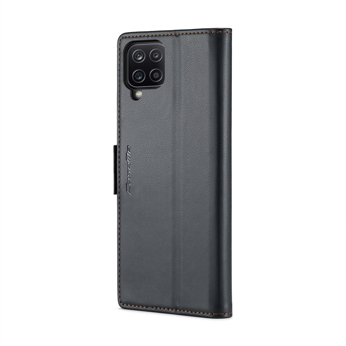 Samsung Galaxy A12 5g Leather Wallet Case - RFID Blocking, Stand Function, Card Slots