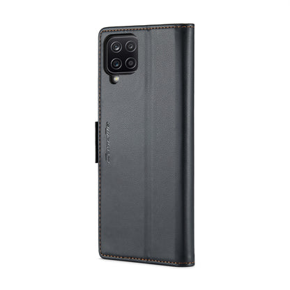 Samsung Galaxy A12 5g Leather Wallet Case - RFID Blocking, Stand Function, Card Slots