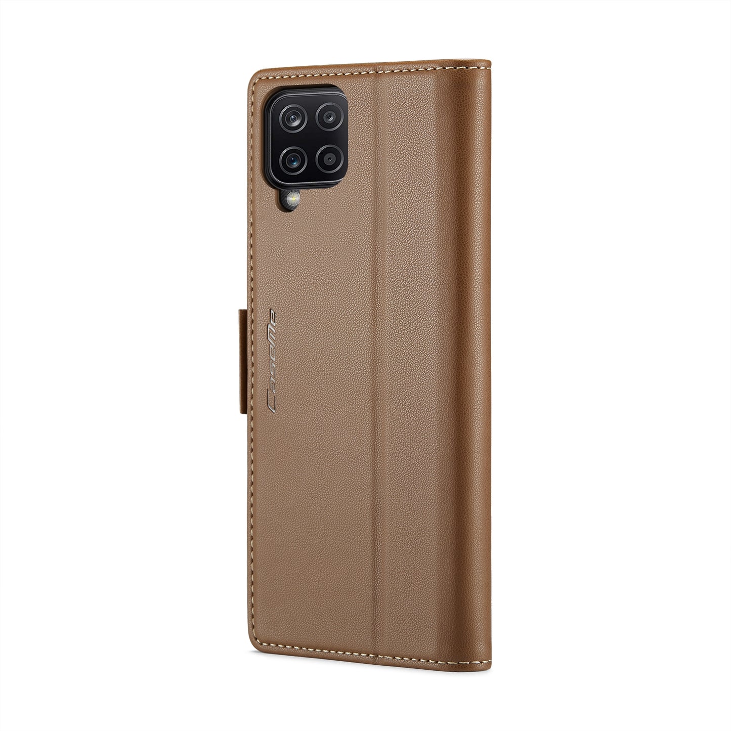 Samsung Galaxy A12 5g Leather Wallet Case - RFID Blocking, Stand Function, Card Slots