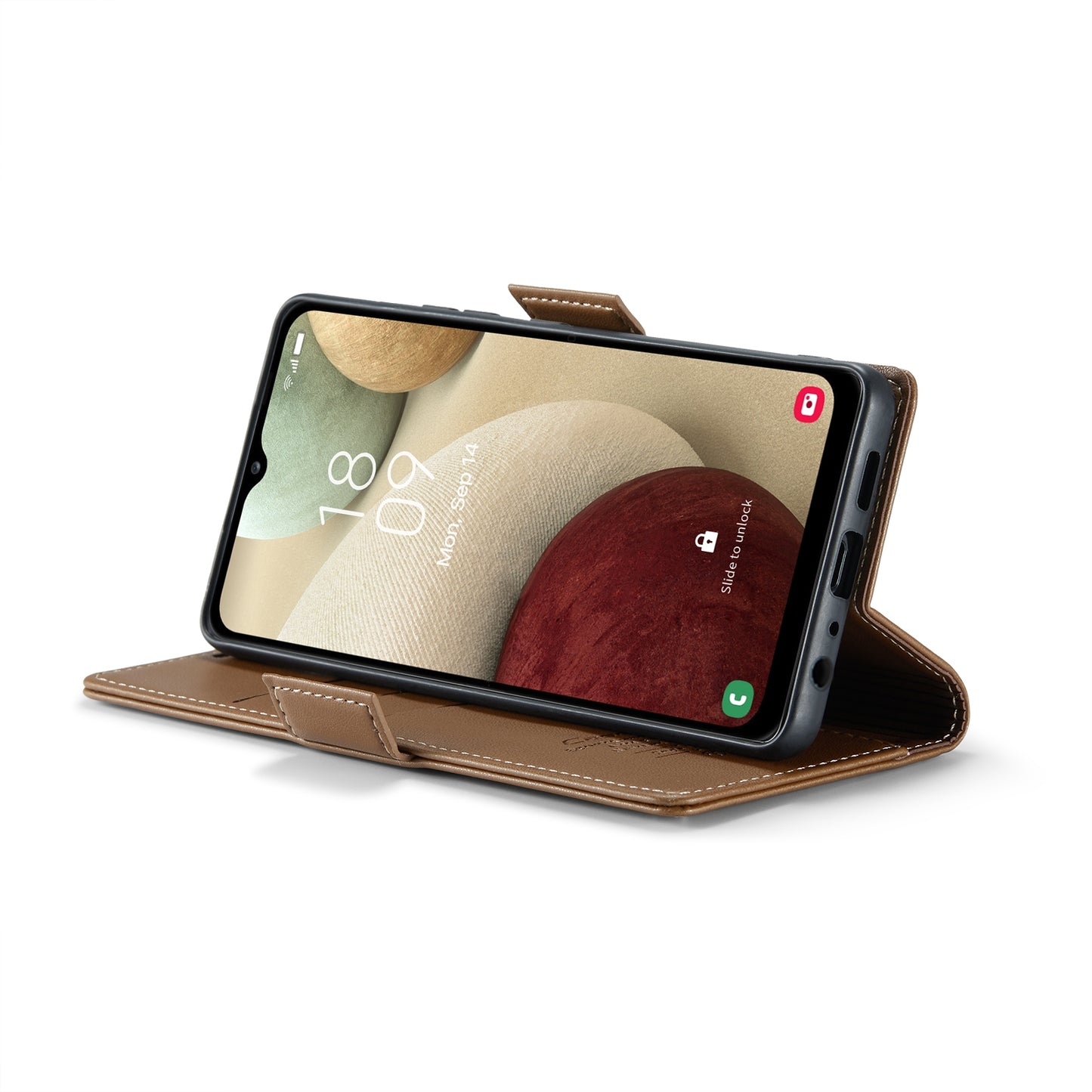 Samsung Galaxy A12 5g Leather Wallet Case - RFID Blocking, Stand Function, Card Slots