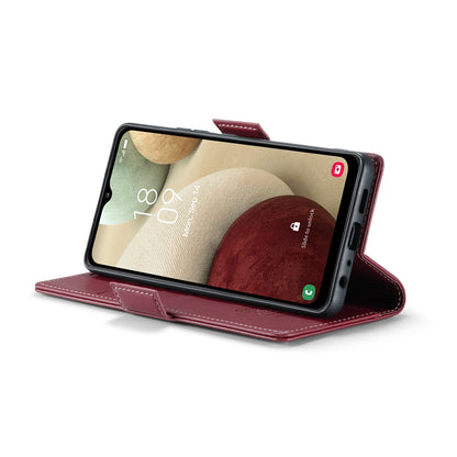 Samsung Galaxy A12 5g Leather Wallet Case - RFID Blocking, Stand Function, Card Slots