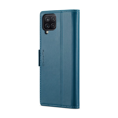 Samsung Galaxy A12 5g Leather Wallet Case - RFID Blocking, Stand Function, Card Slots