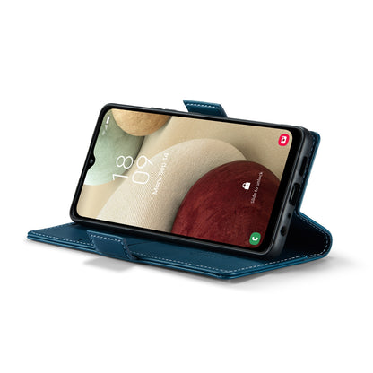 Samsung Galaxy A12 5g Leather Wallet Case - RFID Blocking, Stand Function, Card Slots