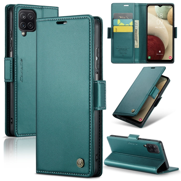 Samsung Galaxy A12 5g Leather Wallet Case - RFID Blocking, Stand Function, Card Slots