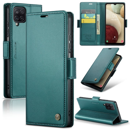 Samsung Galaxy A12 5g Leather Wallet Case - RFID Blocking, Stand Function, Card Slots