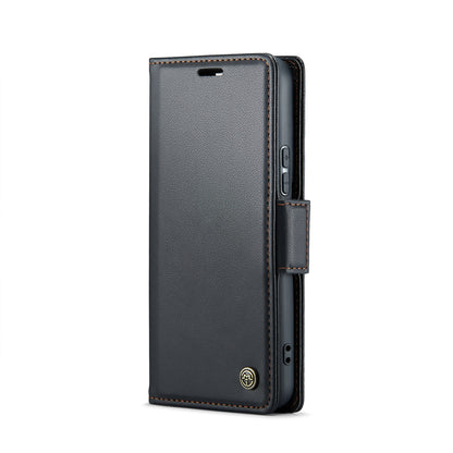 Samsung Galaxy S21 5G Leather Wallet Case - RFID Blocking, Stand Function, Card Slots