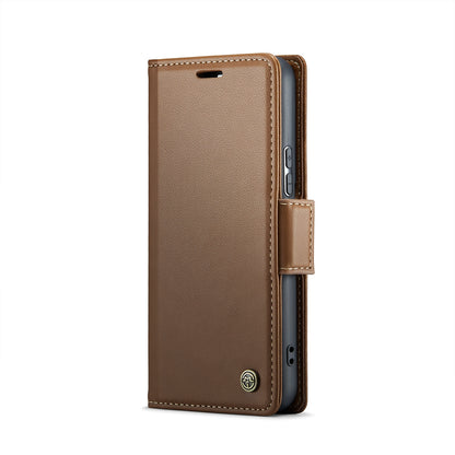 Samsung Galaxy S21+ 5G Leather Wallet Case - RFID Blocking, Stand Function, Card Slots