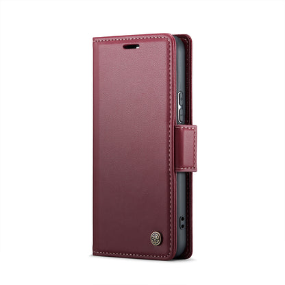 Samsung Galaxy S21+ 5G Leather Wallet Case - RFID Blocking, Stand Function, Card Slots