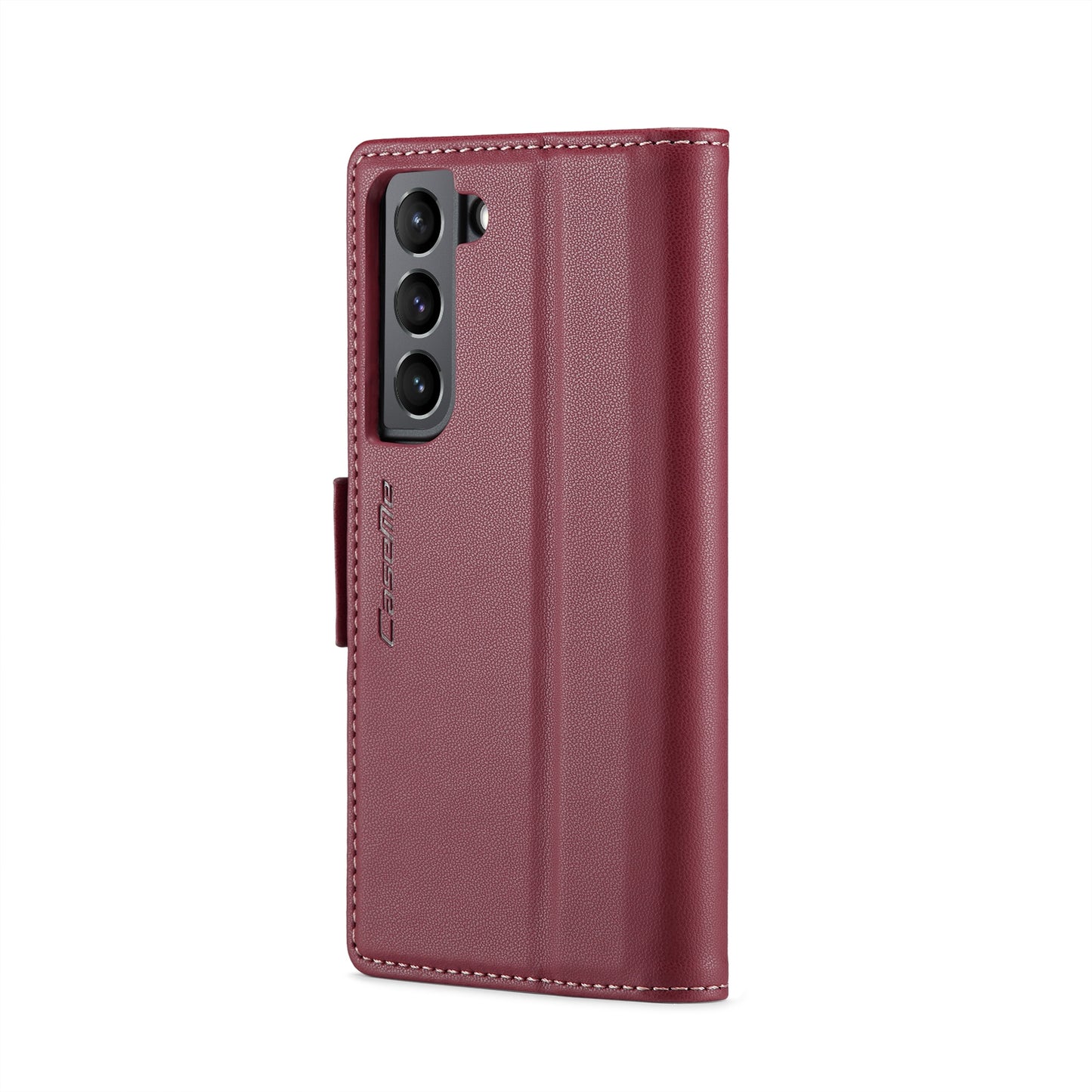 Samsung Galaxy S21+ 5G Leather Wallet Case - RFID Blocking, Stand Function, Card Slots