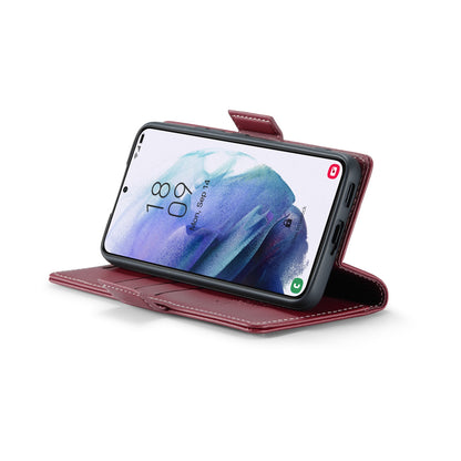 Samsung Galaxy S21+ 5G Leather Wallet Case - RFID Blocking, Stand Function, Card Slots