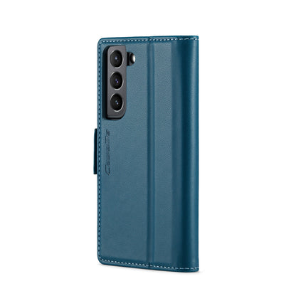 Samsung Galaxy S21+ 5G Leather Wallet Case - RFID Blocking, Stand Function, Card Slots