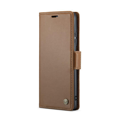 Samsung Galaxy S21 Ultra 5G Leather Wallet Case - RFID Blocking, Stand Function, Card Slots