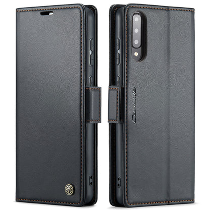 Samsung Galaxy A50/A50s Leather Wallet Case - RFID Blocking, Stand Function, Card Slots
