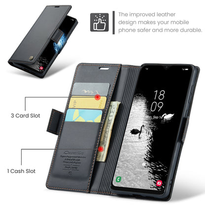 Samsung Galaxy A50/A50s Leather Wallet Case - RFID Blocking, Stand Function, Card Slots