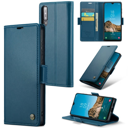 Samsung Galaxy A50/A50s Leather Wallet Case - RFID Blocking, Stand Function, Card Slots