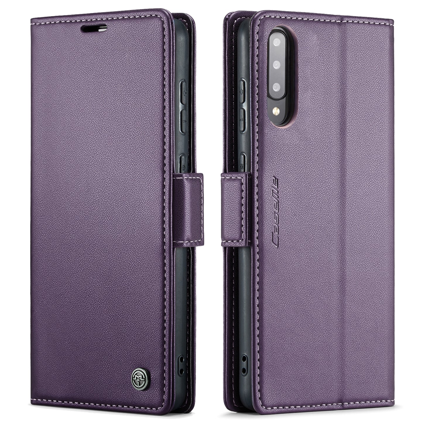 Samsung Galaxy A50/A50s Leather Wallet Case - RFID Blocking, Stand Function, Card Slots