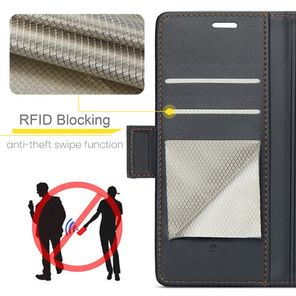 Samsung Galaxy A32 Leather Wallet Case - RFID Blocking, Stand Function, Card Slots