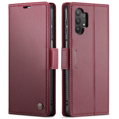 Samsung Galaxy A32 Leather Wallet Case - RFID Blocking, Stand Function, Card Slots