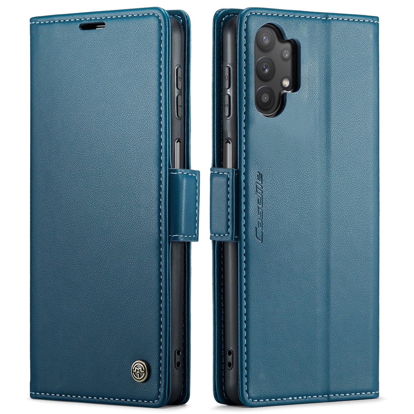 Samsung Galaxy A32 Leather Wallet Case - RFID Blocking, Stand Function, Card Slots