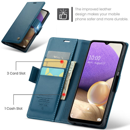 Samsung Galaxy M32 5G Leather Wallet Case - RFID Blocking, Stand Function, Card Slots
