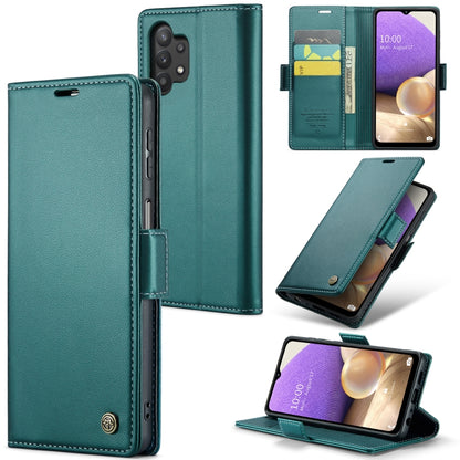 Samsung Galaxy A32 Leather Wallet Case - RFID Blocking, Stand Function, Card Slots