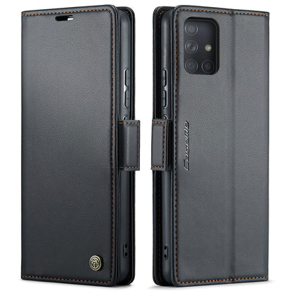 Samsung Galaxy A71 4G Leather Wallet Case - RFID Blocking, Stand Function, Card Slots