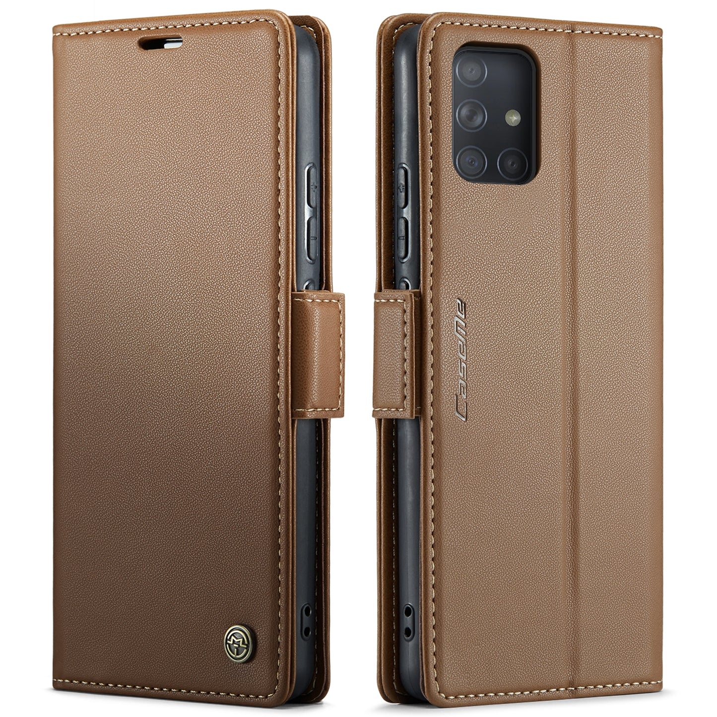 Samsung Galaxy A71 4G Leather Wallet Case - RFID Blocking, Stand Function, Card Slots
