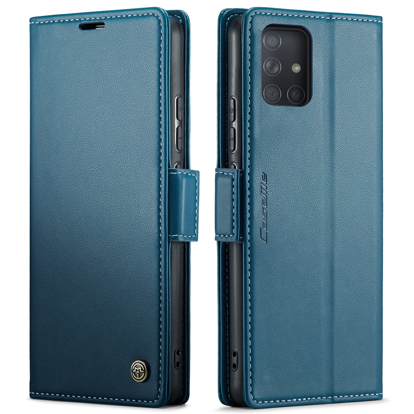 Samsung Galaxy A71 4G Leather Wallet Case - RFID Blocking, Stand Function, Card Slots